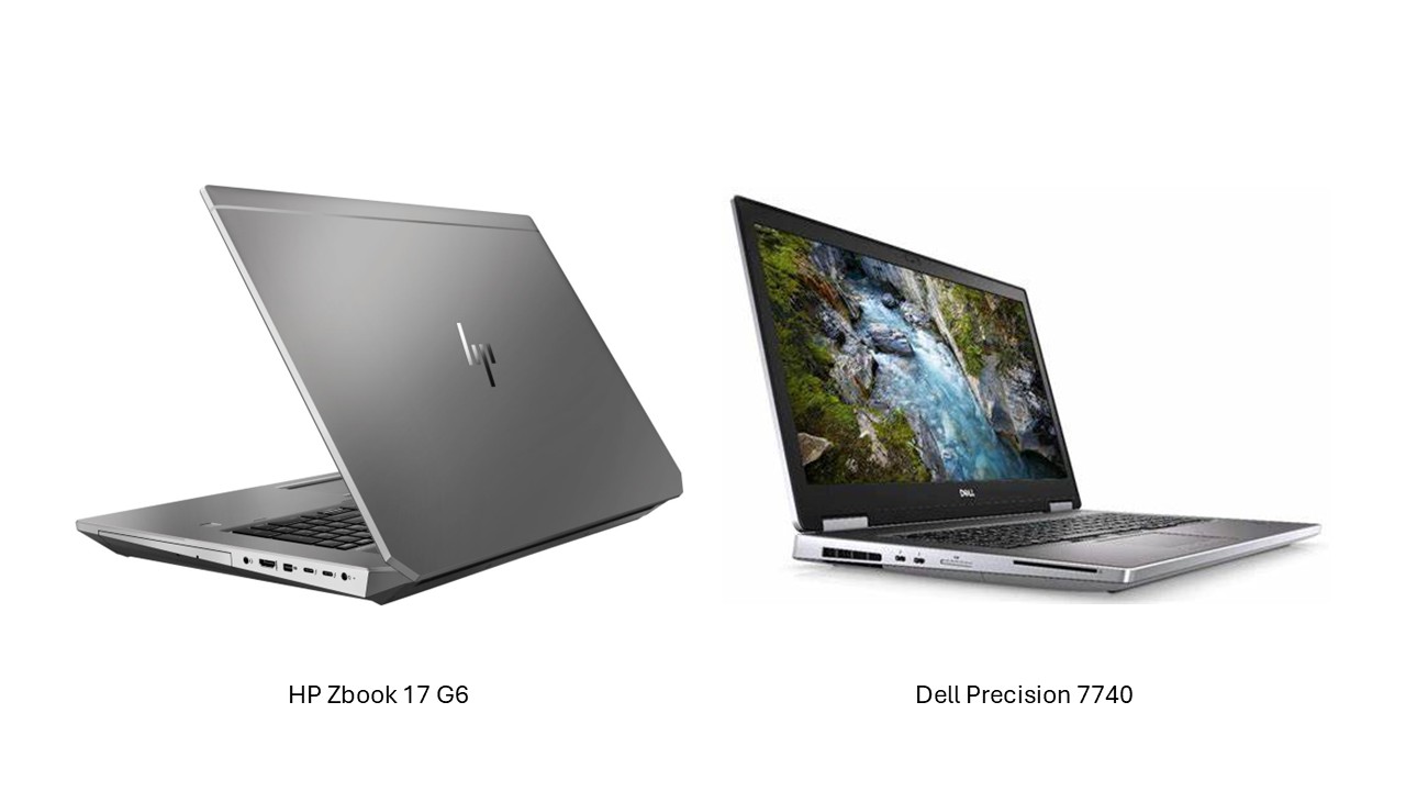 Dell Precision 7740 vs HP ZBook 17 G6